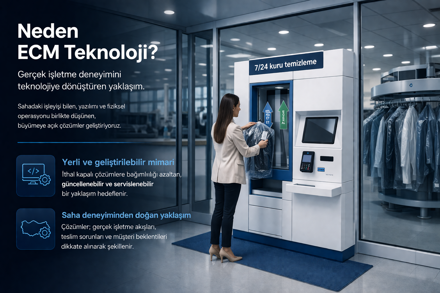 KOBİ ölçeğine uygun modüler kurgu